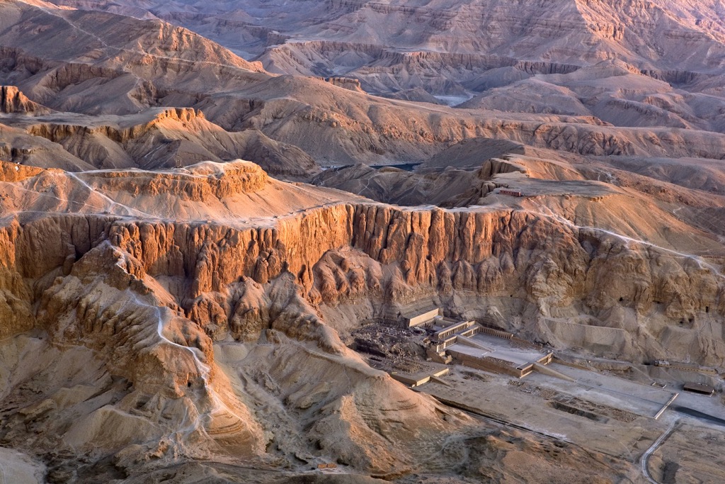 West Bank of Luxor. Deir el-Bahari , Egypt
