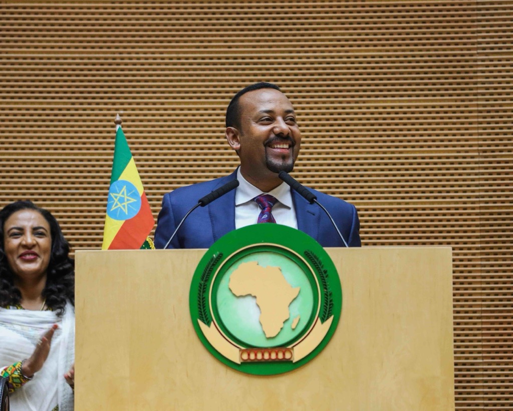 Abiy Ahmed. Ethiopia Mountains