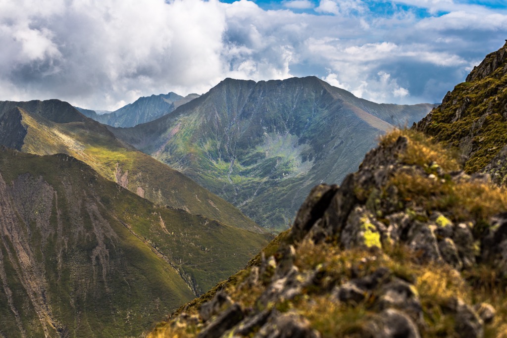 Moldoveanu, Romania’s highest summit. Fagaras Mountains