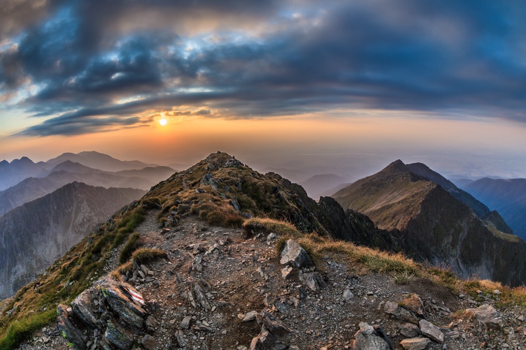 The Fagaras Mountains, Romania. Fagaras Mountains