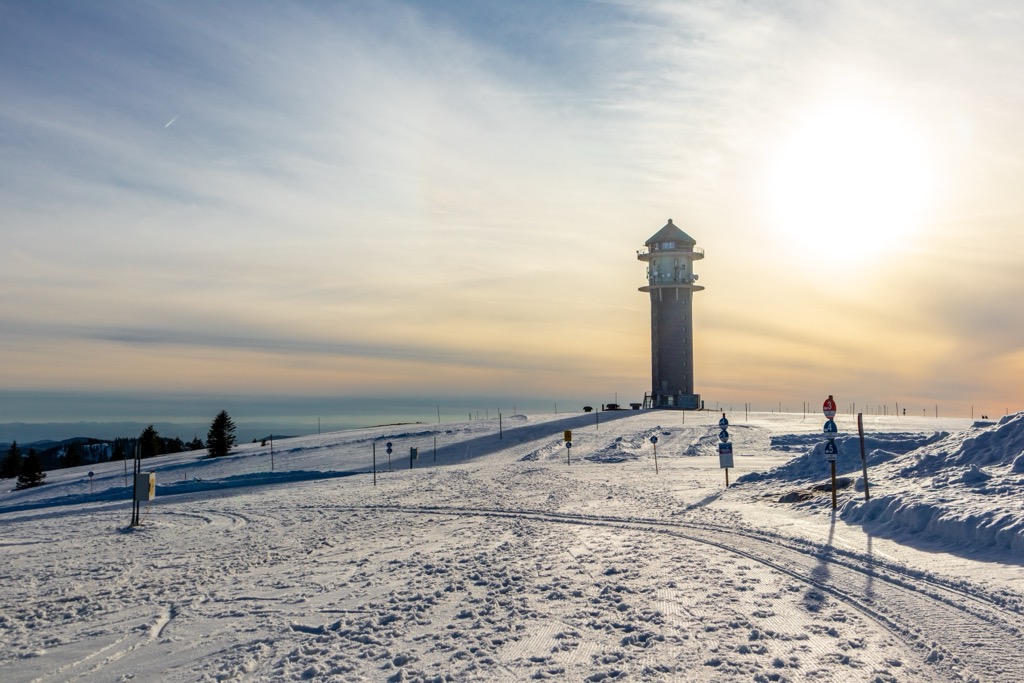 The summit tower at Seebuck. Feldberg