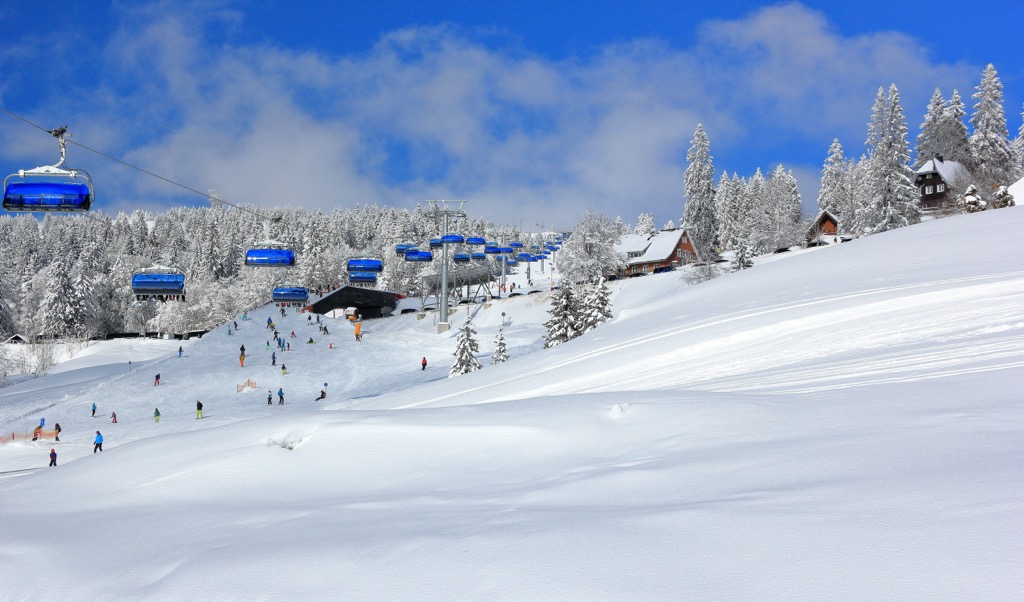 Feldberg’s beginner slopes. Feldberg