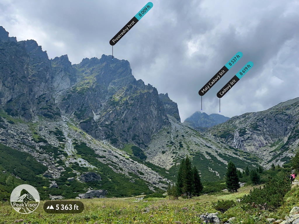 Granite walls in Tatra National Park