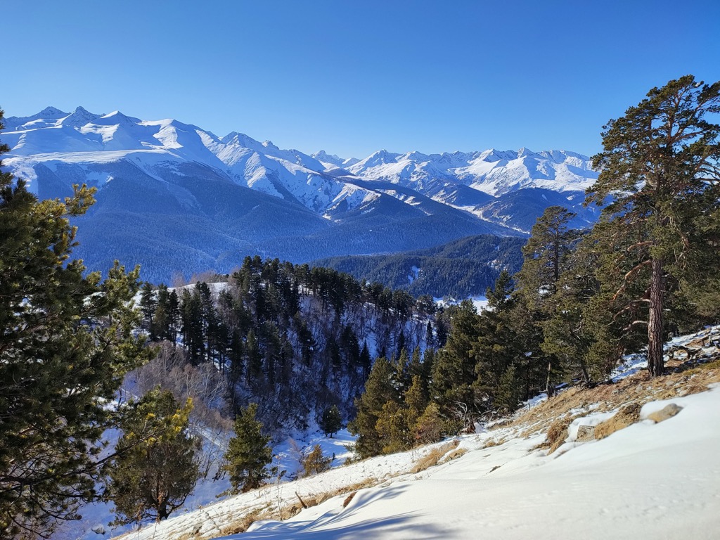 Arkhyz village in Russia, Greater-Caucasus