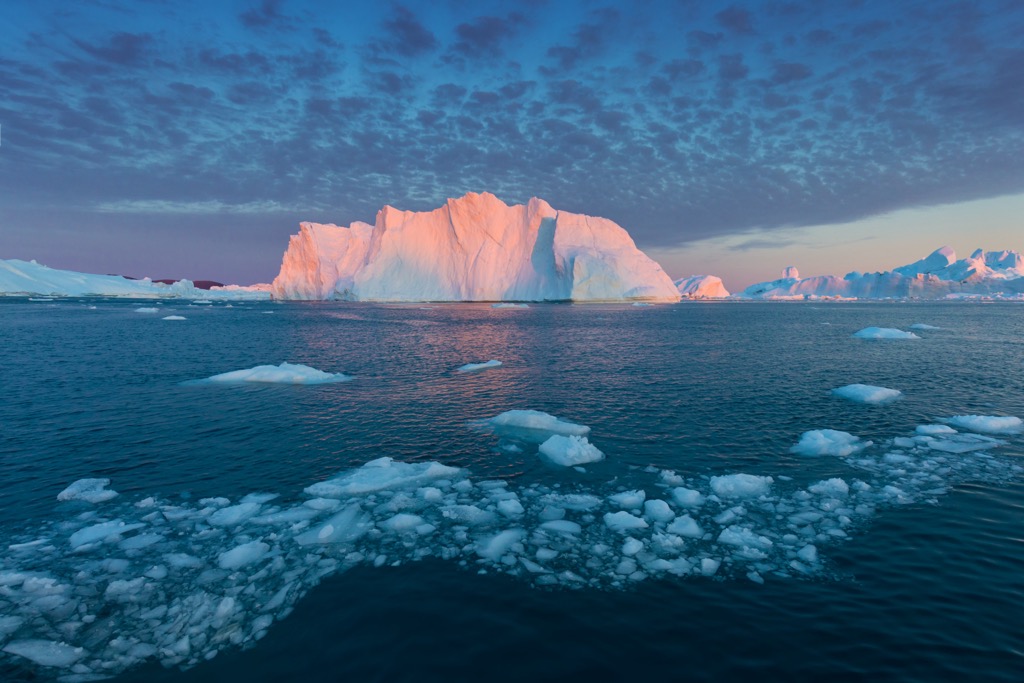 Iceberg. Disko bay, West Greenland