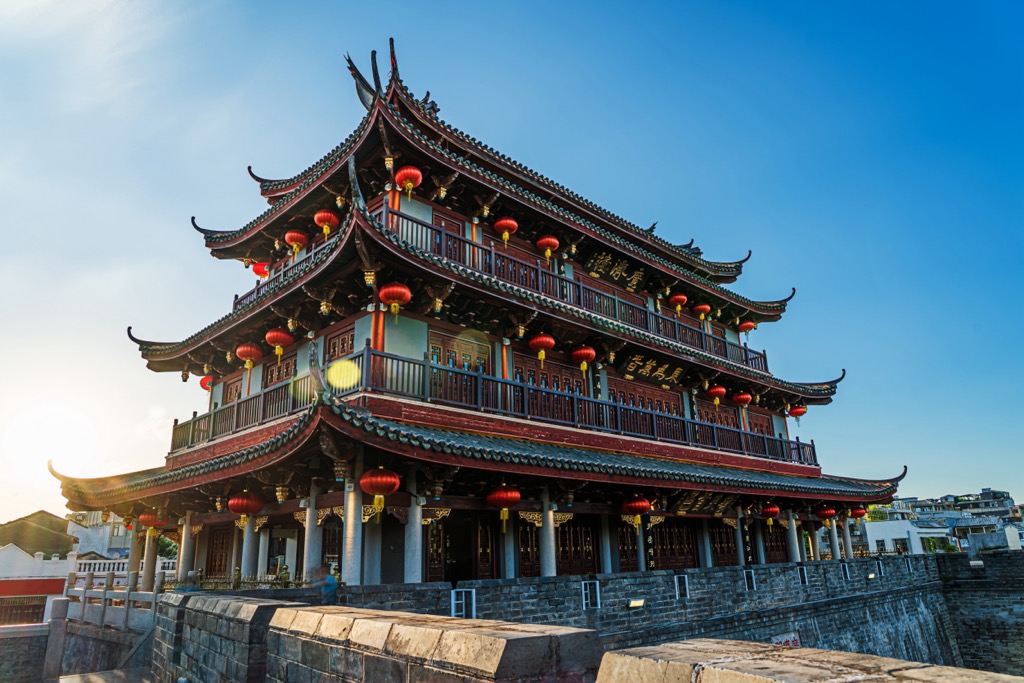 Guangji Gate in Guangdong Province. Guangdong