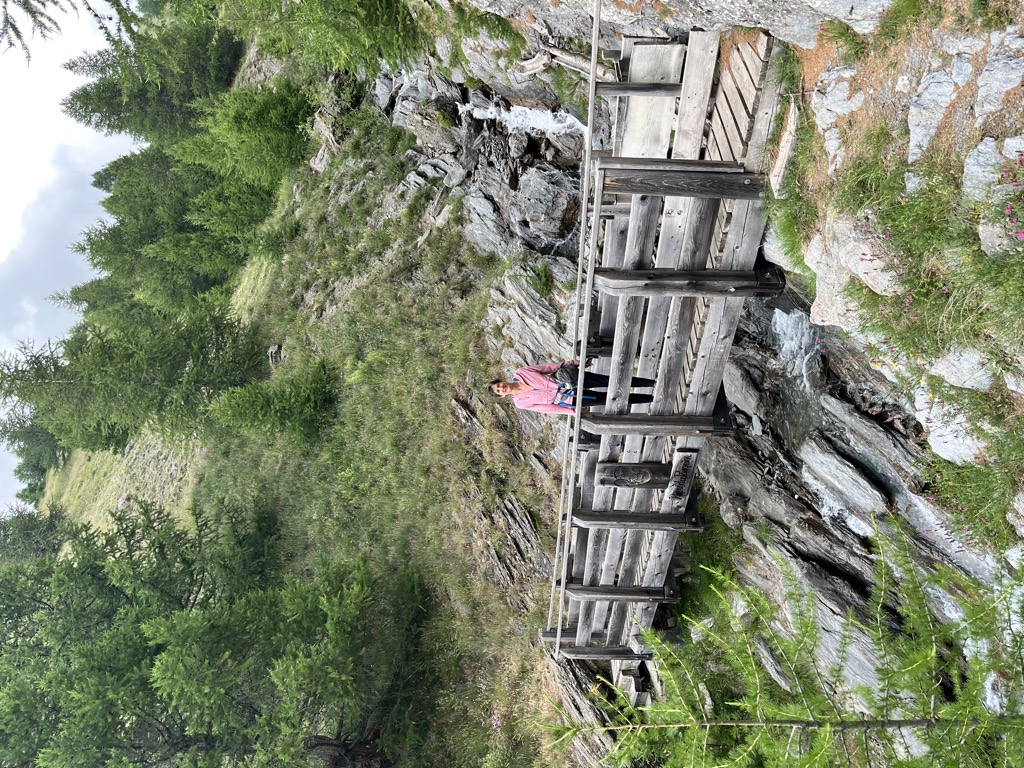 Along the old canal trail. Photo: Sergei Poljak. Hiking in the French Queyras