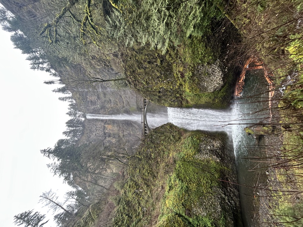 Multnomah Falls is the highest in Oregon. Photo: Owen Clarke. Road Trip Eastern Oregon