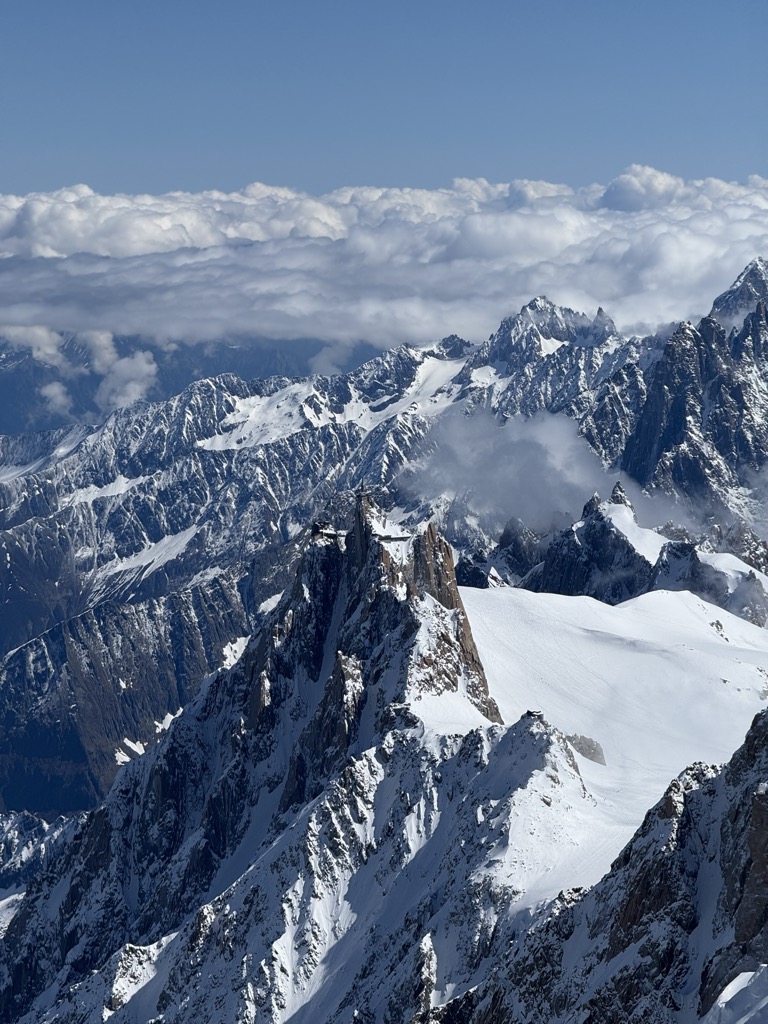 The Aiguille du Midi top station. Photo: Denis Bulichenko. Mont Blanc in a Day