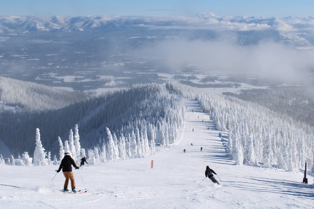 Schweitzer Mountain trail in Idaho