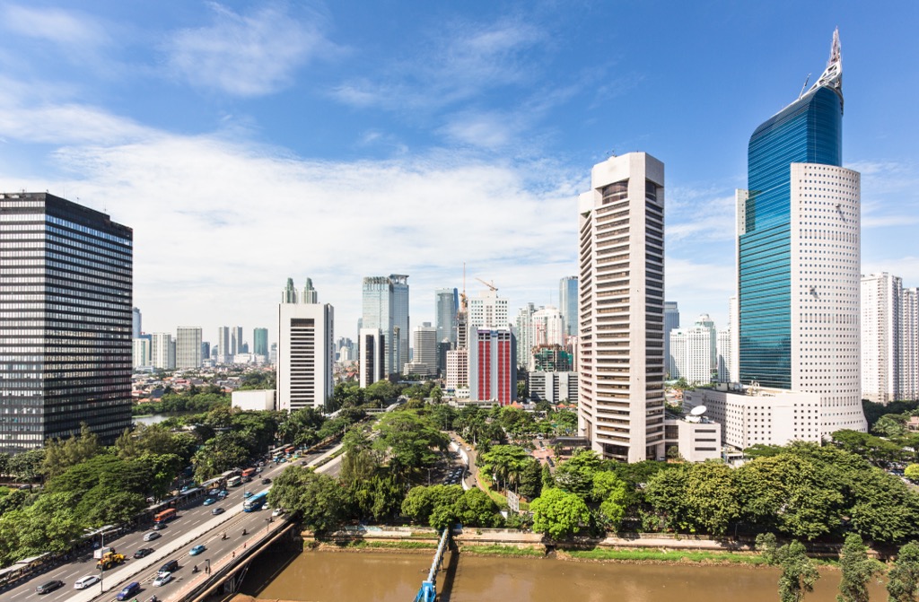 Jakarta skyline, Indonesia
