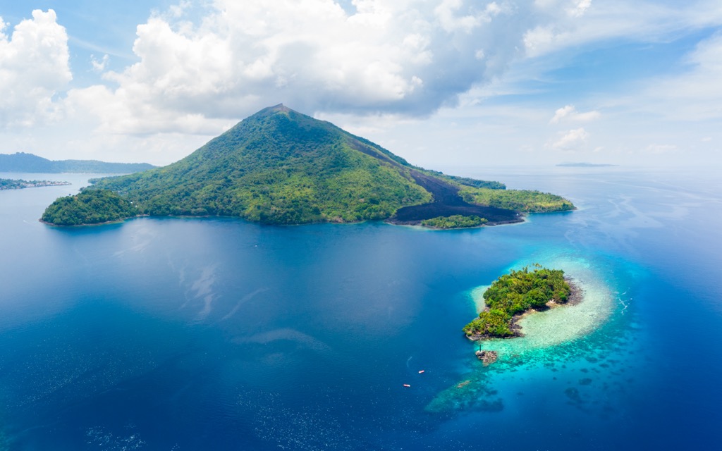 Mountainous, Moluccas, Indonesia