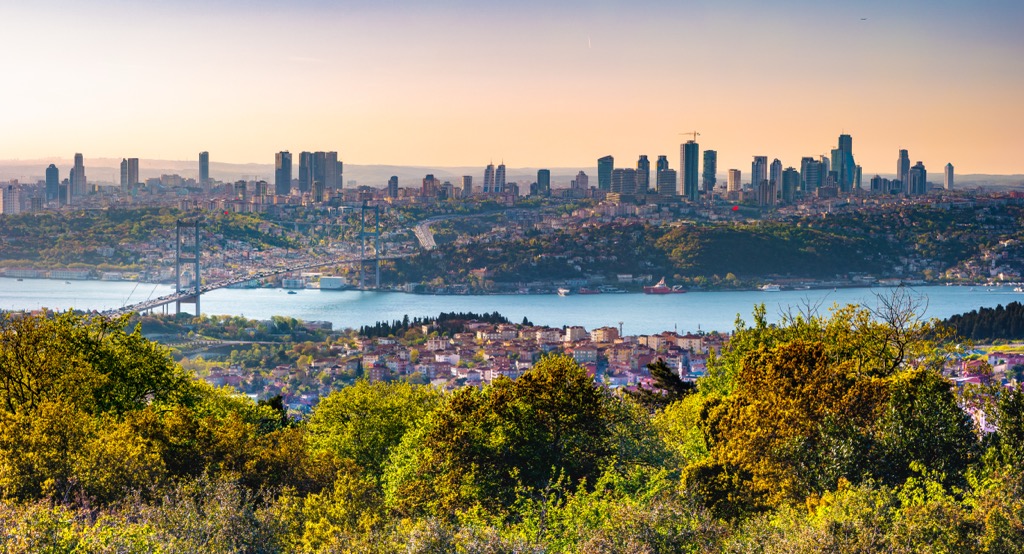 Camlica hill. Istanbul