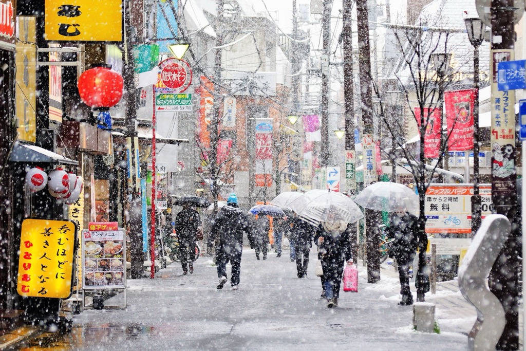 東京の雪