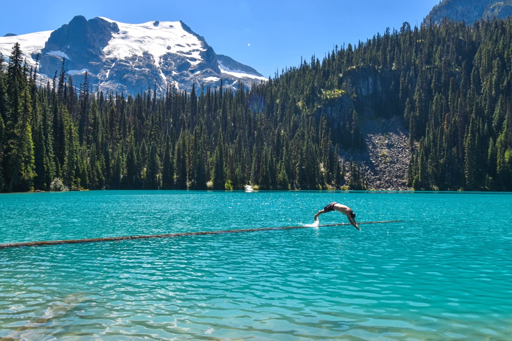 Middle Joffre Lake. Photo: Anthony Butt. Joffre Lakes