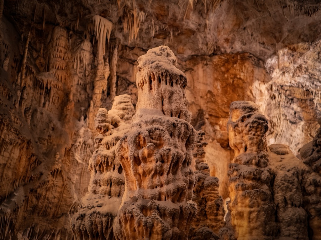 The Postojna Cave is on the southern border of the Julian Prealps. It’s one of Slovenia’s most celebrated caves. Julian Alps and Prealps