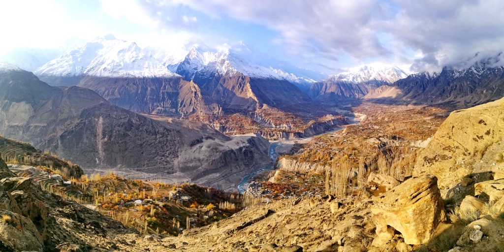 Ganish valley in Hunza, Pakistan, Karakoram