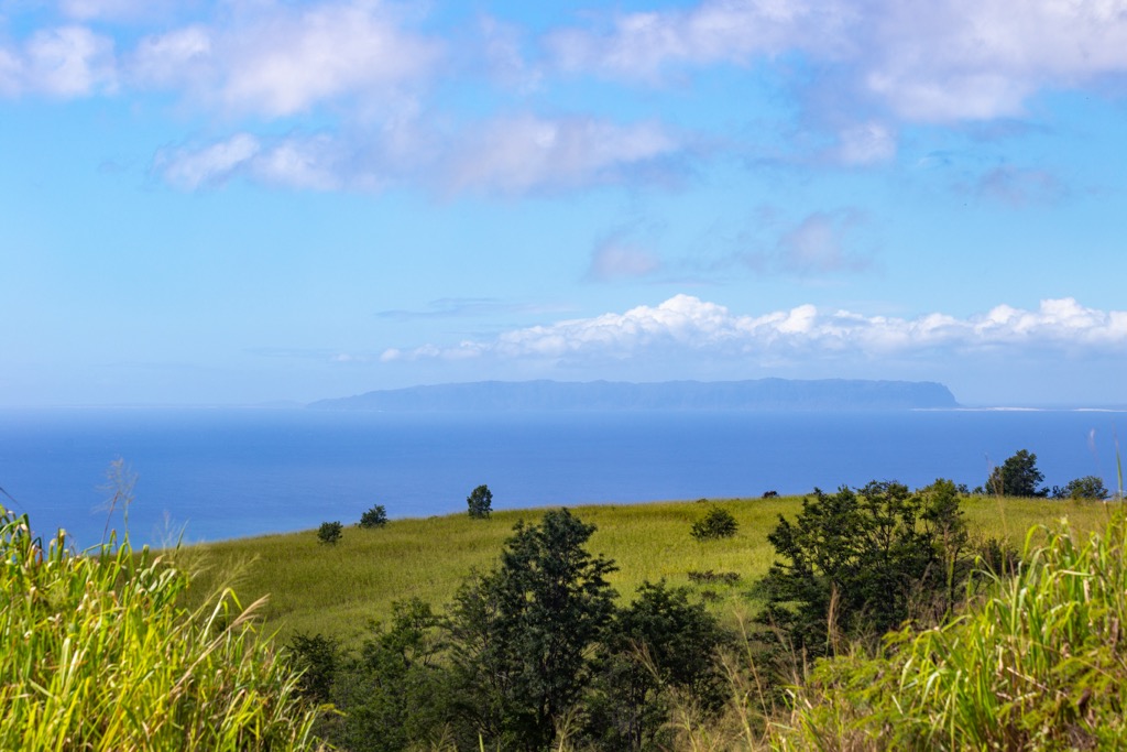 The island of Niihau as seen from the Kauai coastline. Kauai County