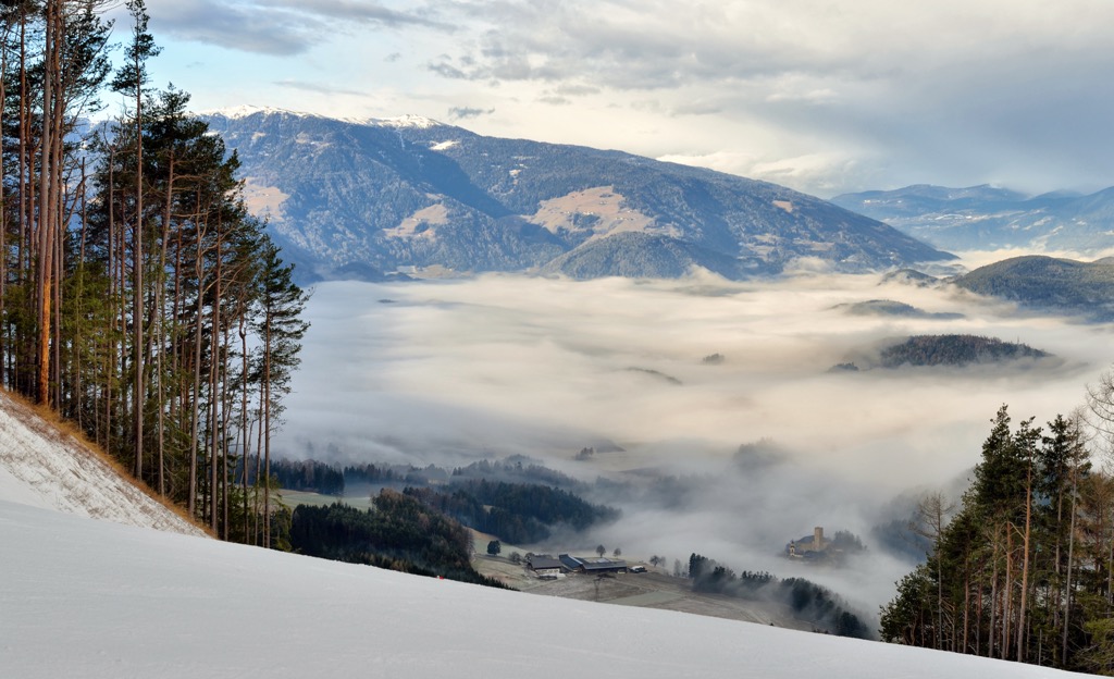 Kronplatz ski, Dolomites, Italy