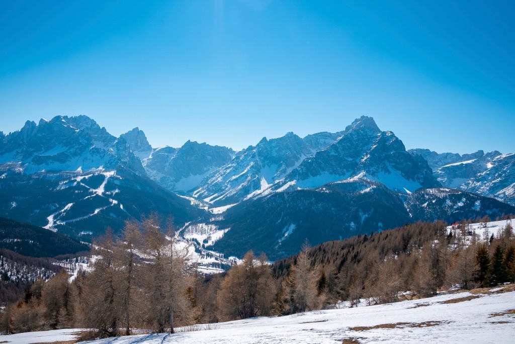 Kronplatz ski, Dolomites, Italy