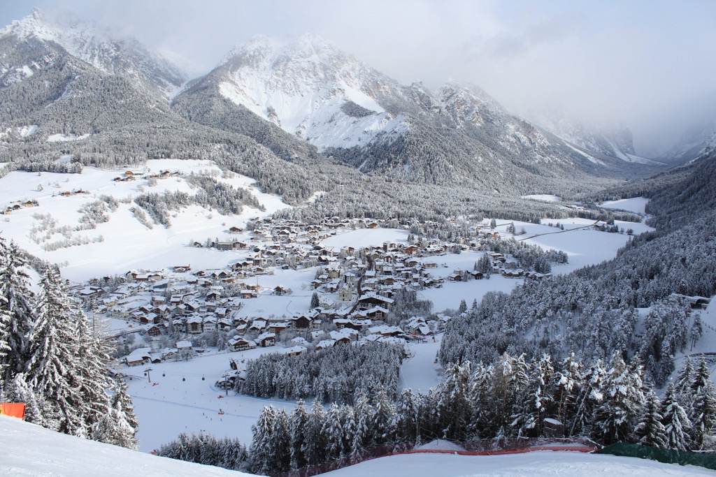 Kronplatz ski, Dolomites, Italy