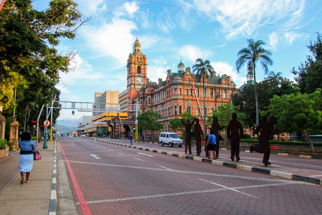 Pietermaritzburg City Hall holds the title of “largest red brick building in the Southern Hemisphere”. KwaZulu-Natal