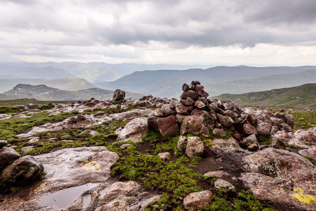 The summit of Mafadi. KwaZulu-Natal