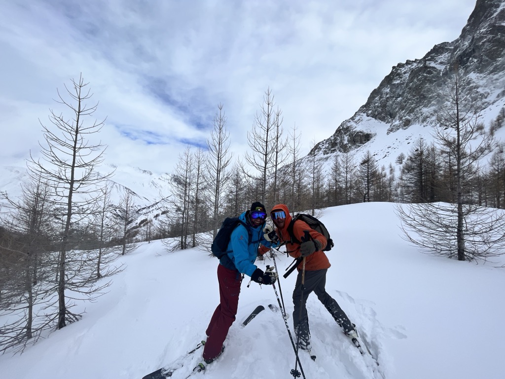 The Mur du Vallons, the most classic of all La Grave classics. Photo: Sergei Poljak