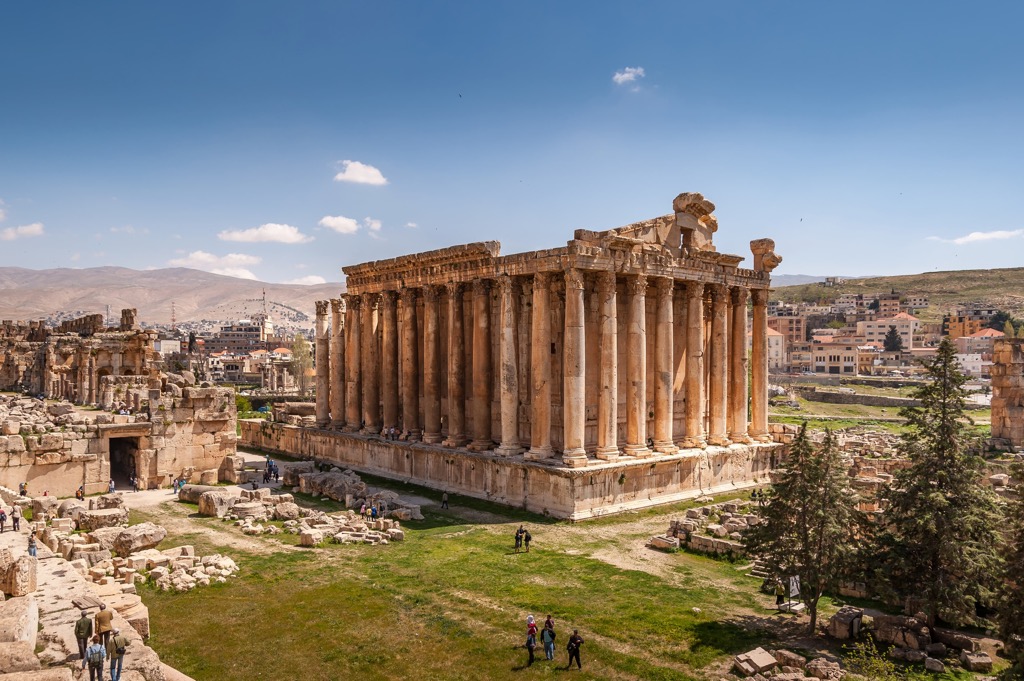 Temple of Bacchus, Baalbek, Lebanon