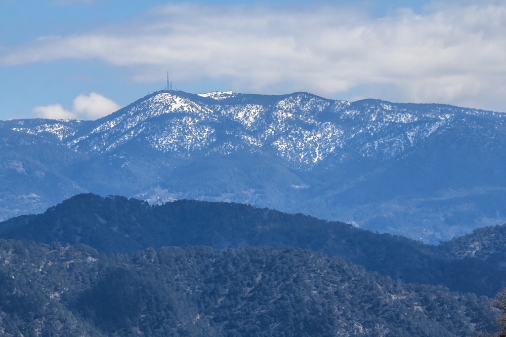 Olympus (Chionistra) (1,952 m / 6,404 ft). Levant Ranges