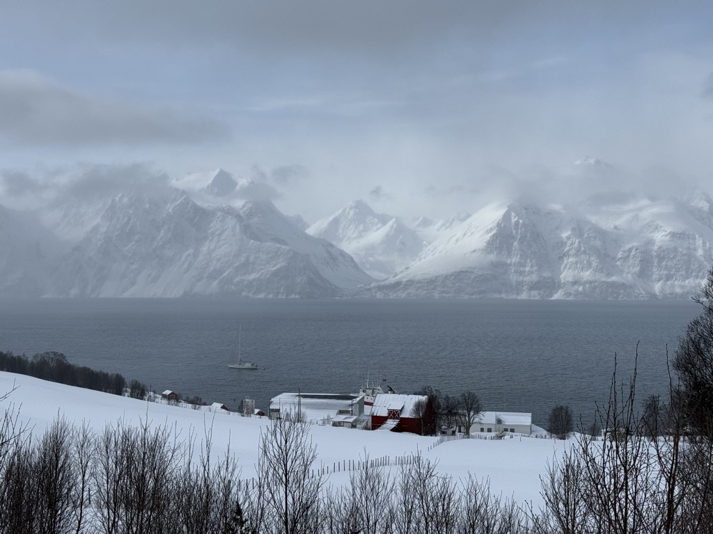 The Lofoten Alps from across the Ullsfjord. Photo: Denis Bulichenko. Lyngen Alps