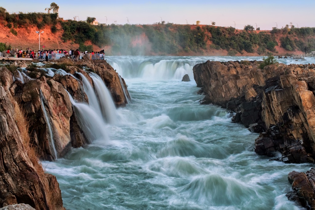 The Dhuandhar Waterfalls. Madhya Pradesh Mountains