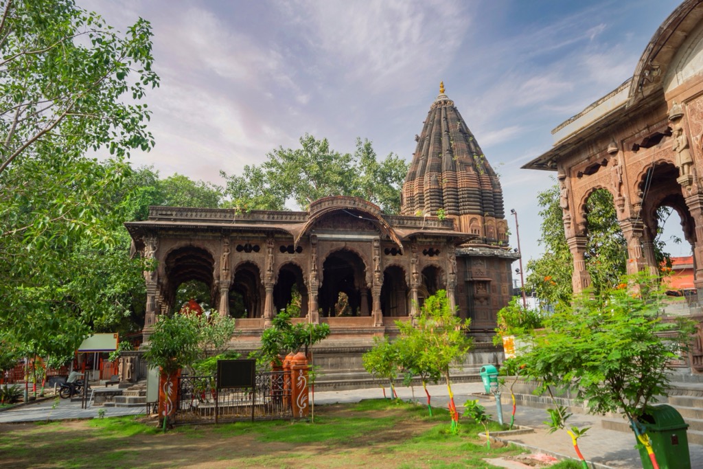 Krishnapura Chhatri Temple in Indore, Madhya Pradesh. Madhya Pradesh Mountains