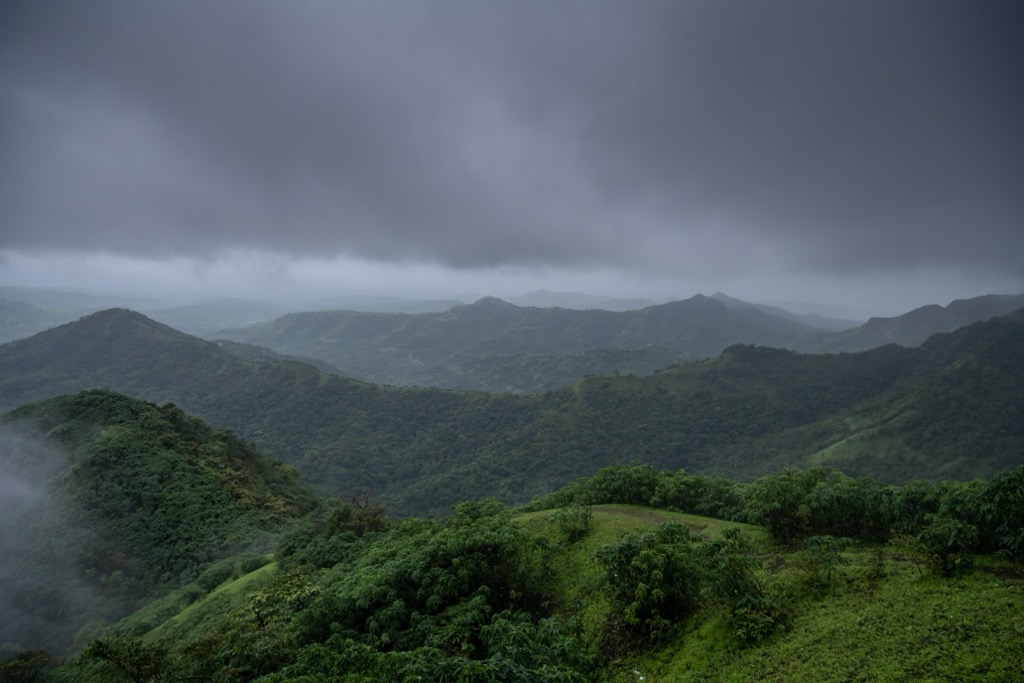 Mountains of the Kolhapur district in Maharashtra. Maharashtra Mountains