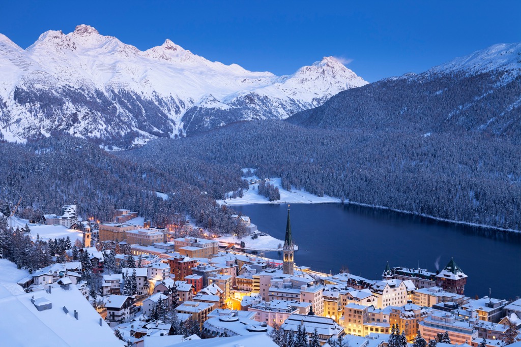 St. Moritz, vineyards, Maloja, Switzerland