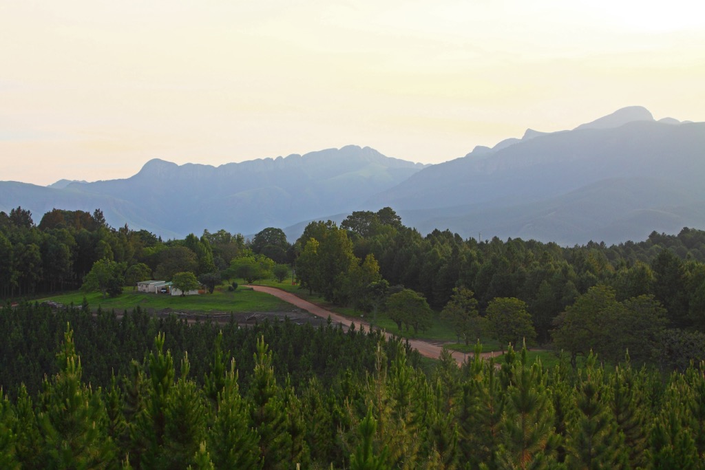 Mountains near the Agatha Forest Reserve. Mopani District Municipality
