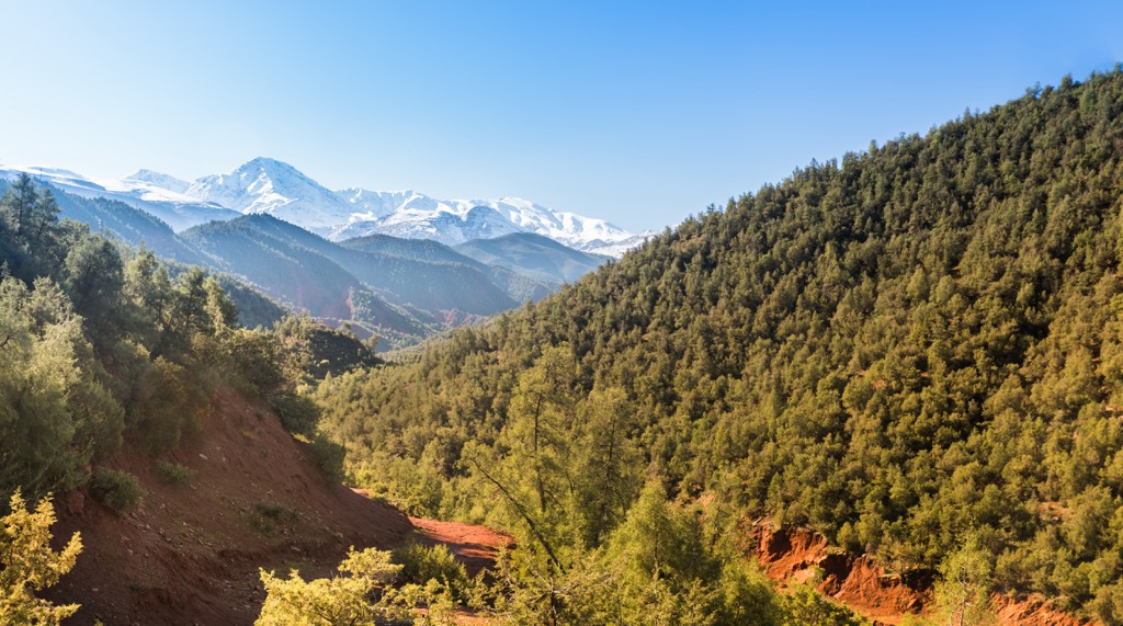 Ourika Valley landscapes, Morocco, Morocco