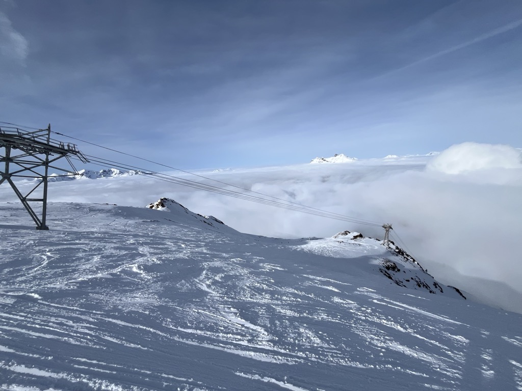 A  sea of clouds  from a temperature inversion. Photo: Sergei Poljak