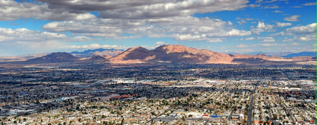 Las Vegas Aerial Panorama, Nevada