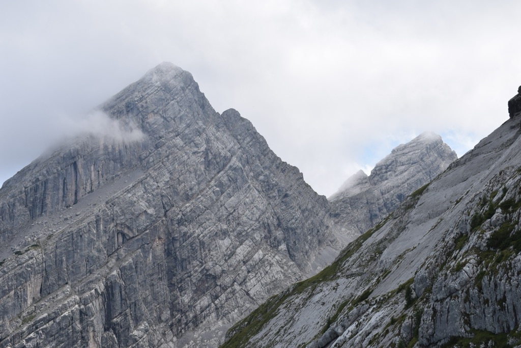 The daunting summit of Watzmann. Northern Salzburg