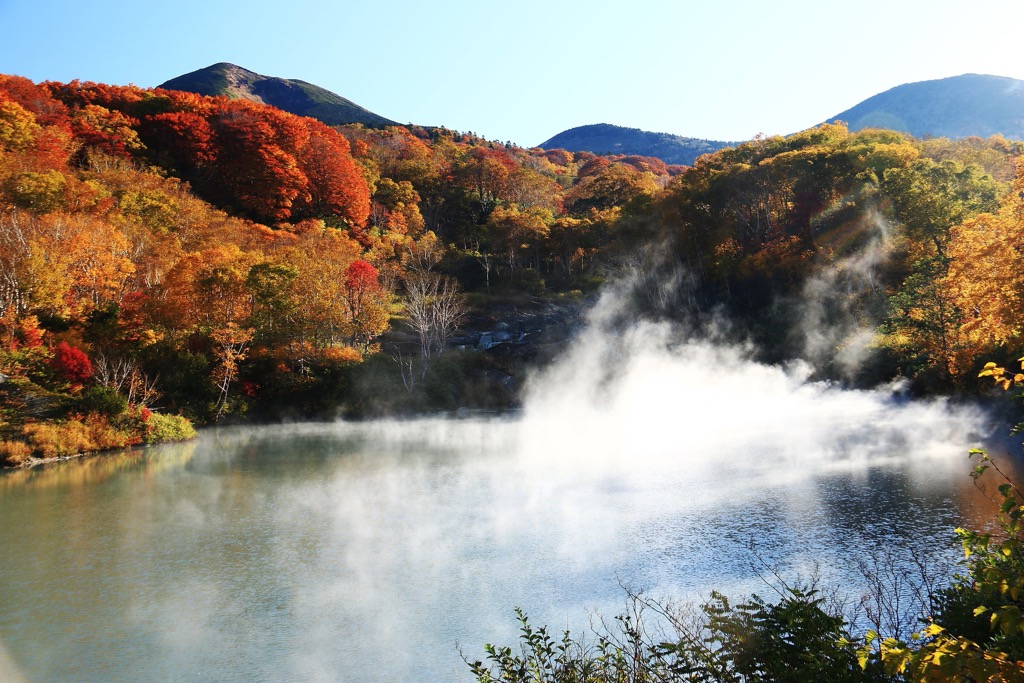 Mt. Hakkōda Hiking Trail, Ōu Mountains, Japan