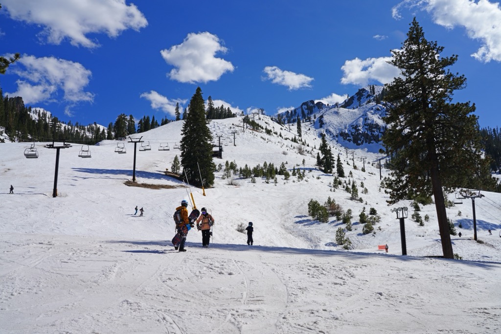 Palisades Tahoe Ski Resort, Sierra Nevada Mountains