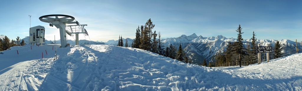 Panorama’s summit. Panorama Mountain Resort