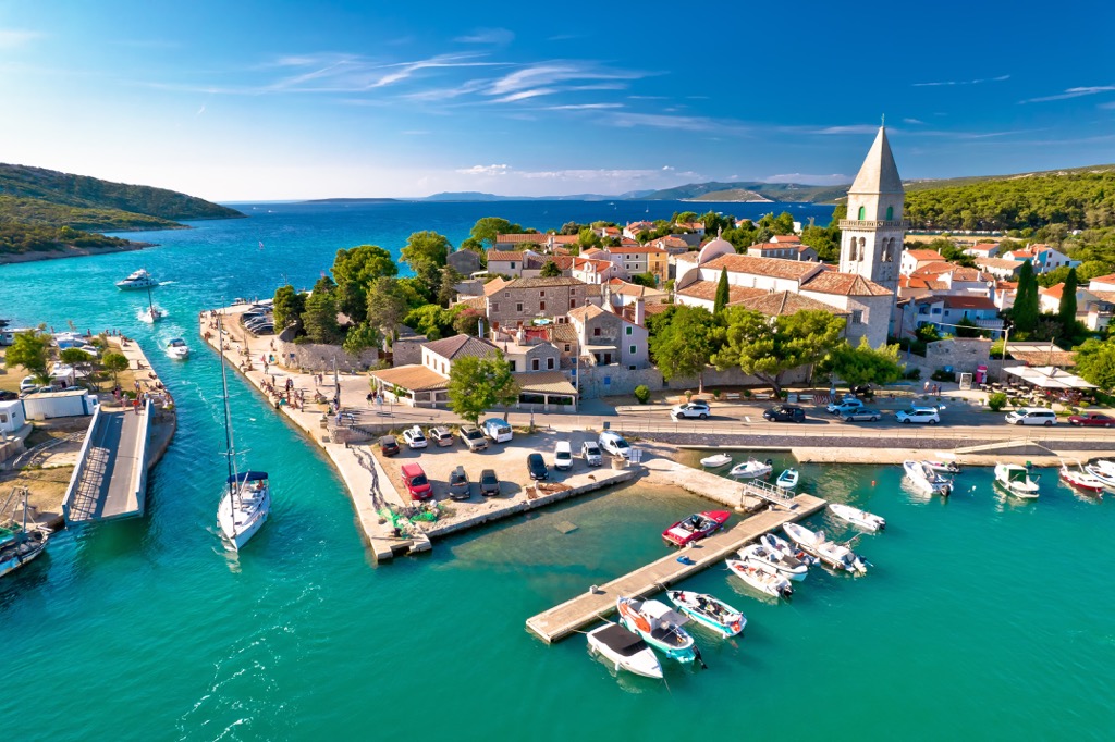 Town of Osor , Cres Island, Croatia