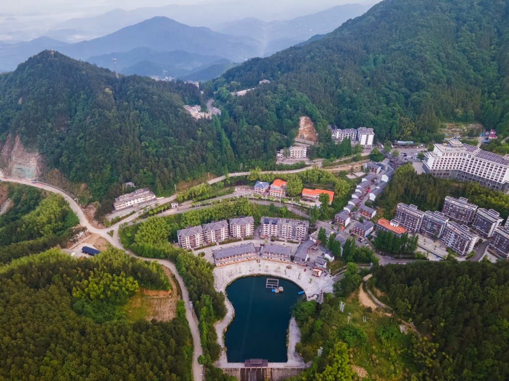 Dabie Mountain Bodao Peak Scenic Area in Luotian, Qinling Mountains, China