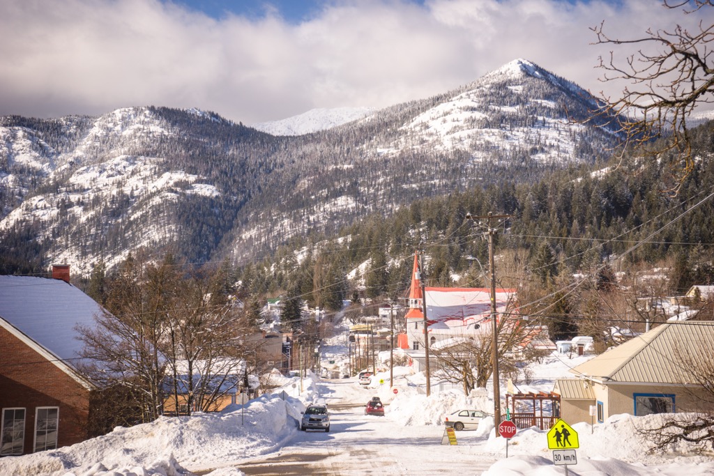 Low-key vibes in Rossland. RED Mountain Resort