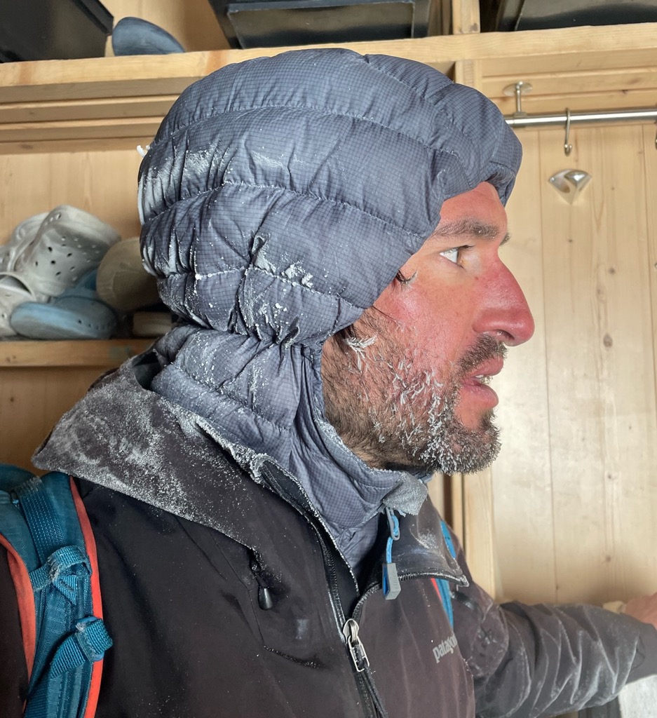 Arriving at the Aigle, only to find out the heat wasn’t working. Photo: Anna Lochhead. Refuge d’Aigle