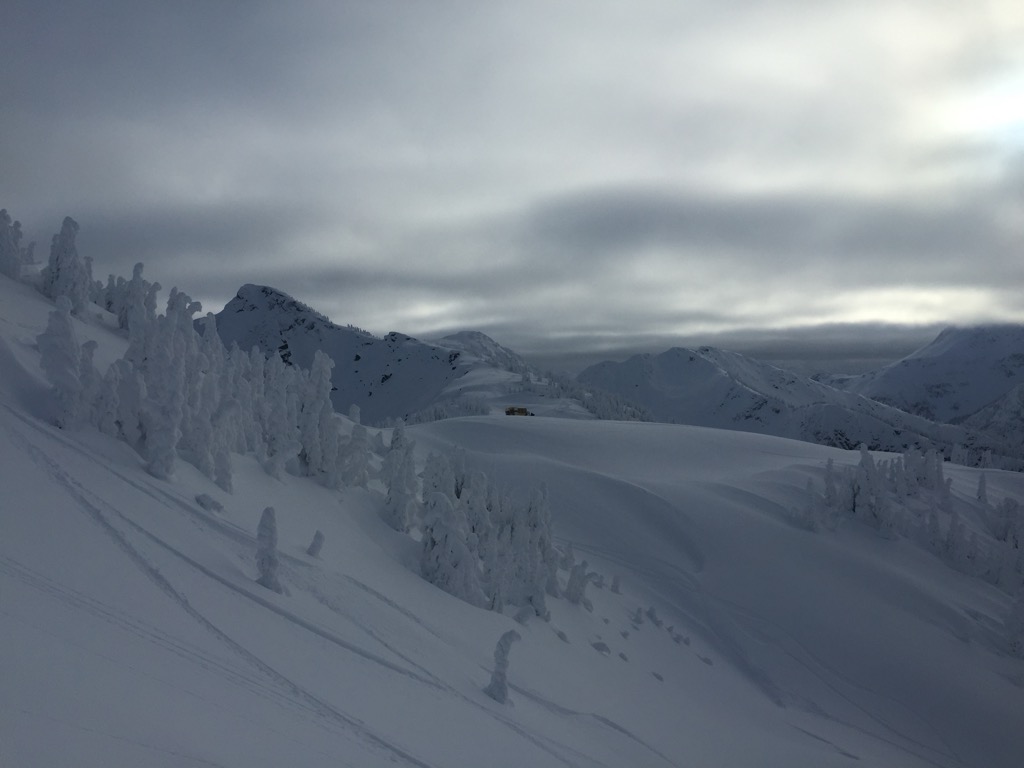 Mt. Cartier with the Columbia River Valley on the right. Photo: Sergei Poljak. Revelstoke