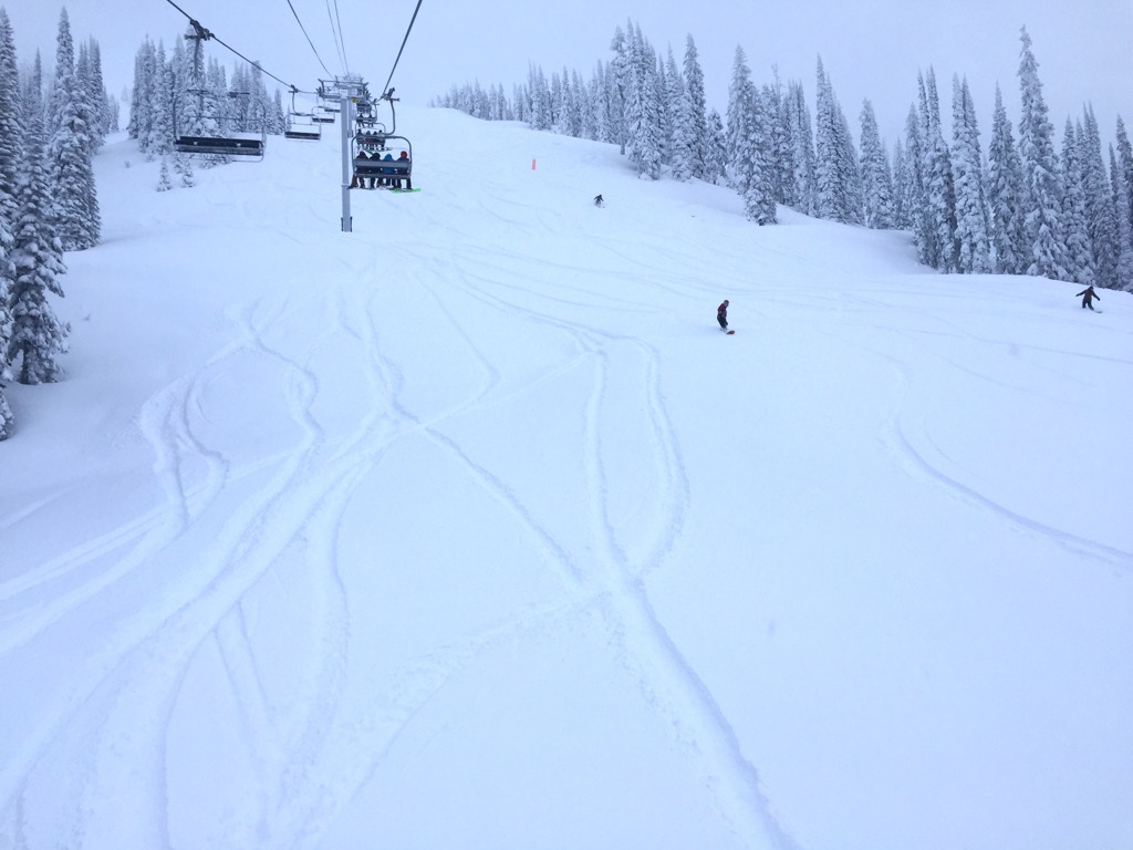 Revelstoke opening day, December 2016. Photo: Sergei Poljak. Revelstoke