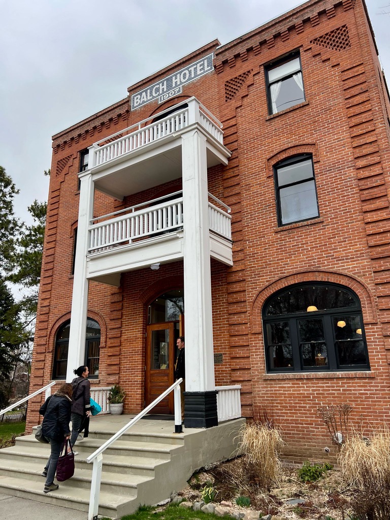 The historic Balch Hotel. Photo: Owen Clarke. Road Trip Eastern Oregon
